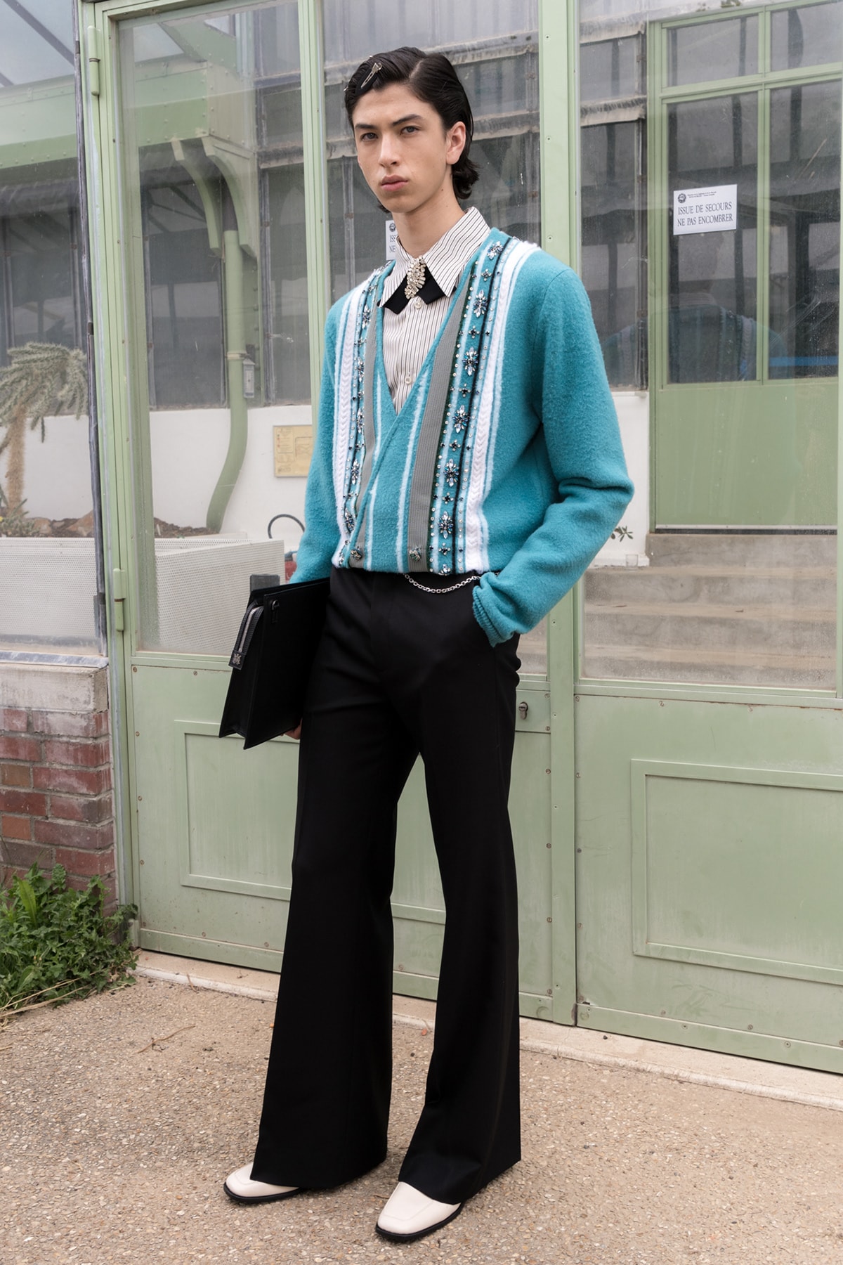 Amiri PFW 2024 — Backstage and runway coverage for Amiri at Paris Fashion Week.