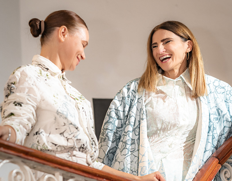 A Chat About Fashion — Conversation and fashion. Editorial project.